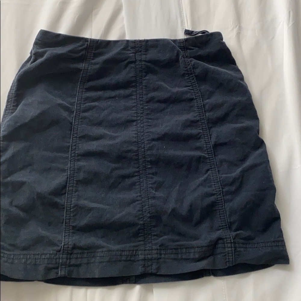 Free people blue corduroy skirt size S size 4